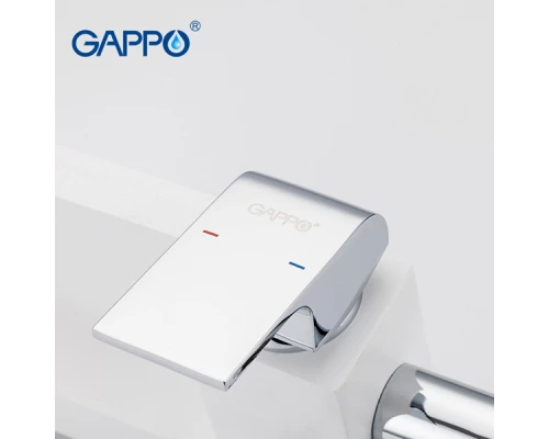 Смеситель с гигиеническим душем и бумагодержателем Gappo Gyron G7296