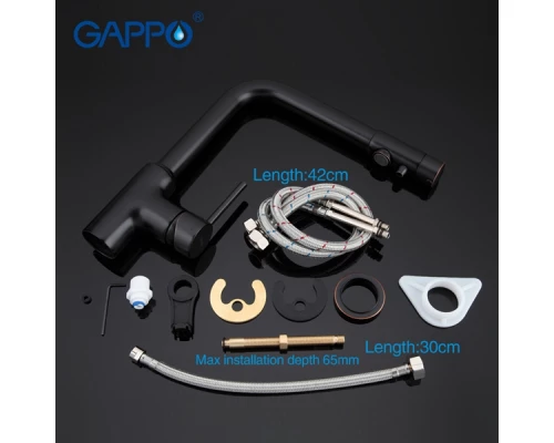 Смеситель Gappo для кухни со встроенным фильтром (краном) под питьевую воду G4390-10