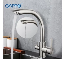 Смеситель Gappo для кухни со встроенным фильтром (краном) под питьевую воду G4399