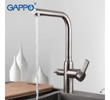 Смеситель Gappo для кухни со встроенным фильтром (краном) под питьевую воду G4399-4