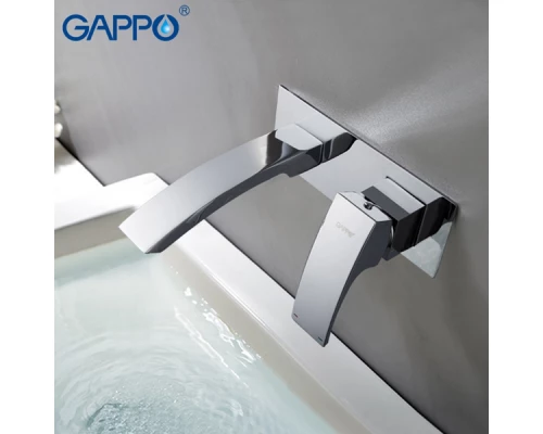 Смеситель для раковины Gappo G1007-2 настенный