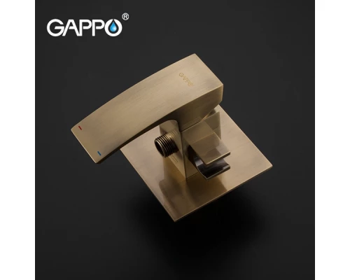 Смеситель с гигиеническим душем Gappo G7207-4