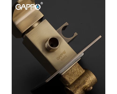 Смеситель с гигиеническим душем Gappo G7207-4