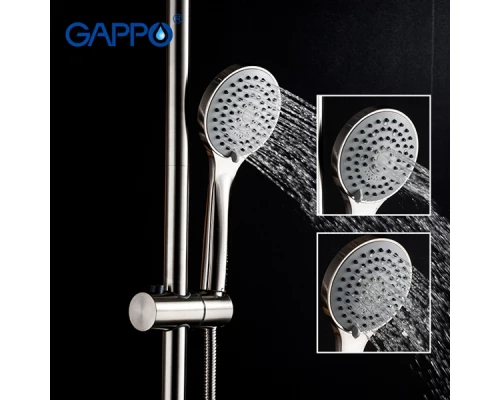 Душевая стойка со смесителем телескопическая Gappo G2418