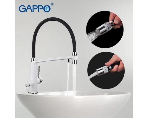 Смеситель Gappo для кухни с гибким изливом G4398-9