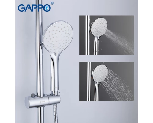 Душевая стойка с термостатом Gappo G2490