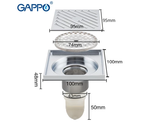 Душевой трап Gappo G81050