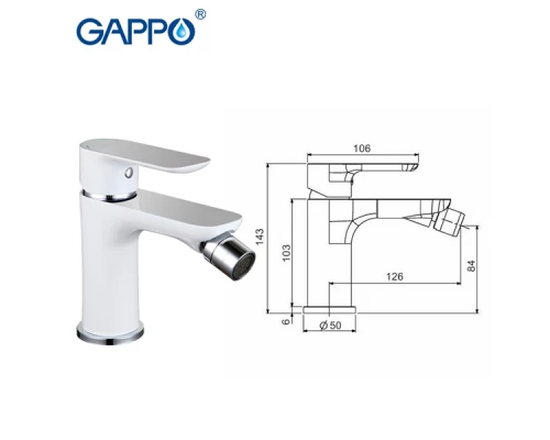 Смеситель Gappo Jacob для биде G5048