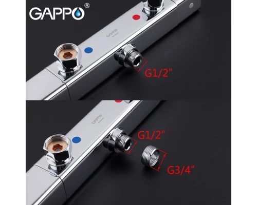 Смеситель Gappo G2091 термостатический для душа