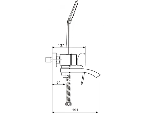 Смеситель Gappo Jacob для ванны G3207-8