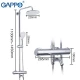 Душевая стойка с термостатом Gappo G2490