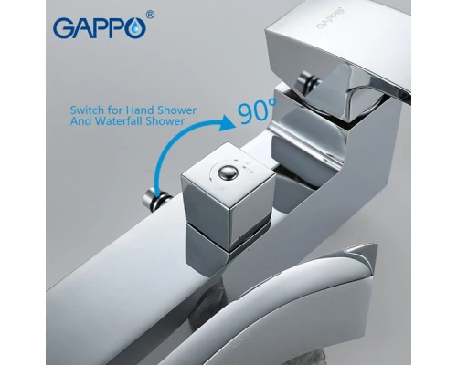 Душевая стойка со смесителем Gappo G2407