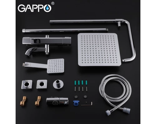 Душевая стойка с термостатом Gappo G2491