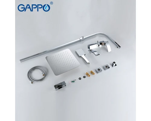 Душевая стойка со смесителем Gappo G2407