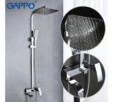 Душевая стойка со смесителем Gappo G2407