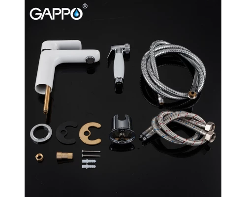 Смеситель  для раковины с гигиеническим душем Gappo Noar G1048-1