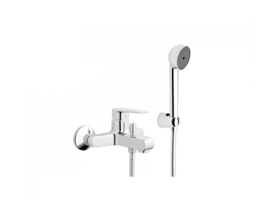 LOGOS Смеситель для ванны с душ.гарнитуром,Chrome
