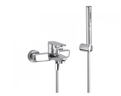 SADLER Смеситель для ванны настенный с душ.гарнитуром,Сhrome