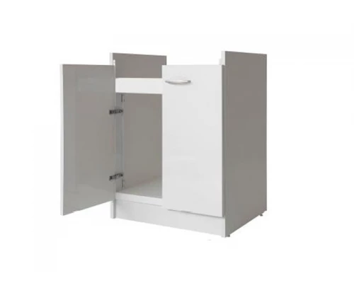 SIXTY.PL Тумба для хозяйственной раковины YXMC, размер 605х605х880 мм, 2 дверцы, цвет белый глянцевый
