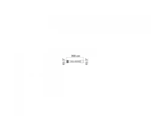 SHOWER Шланг для душа метал.,Chrome