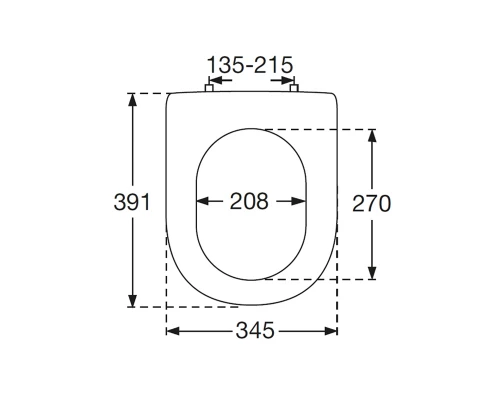 Крышка-сиденье Villeroy & Boch Omnia Architectura 9M66S201 с микролифтом (оригинал)