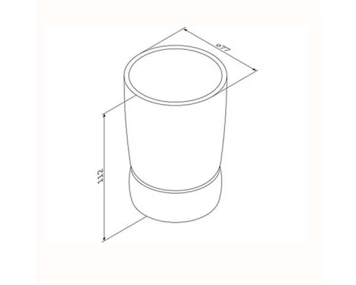 Стакан для щеток Am.Pm Sensation A3031300