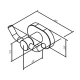 Двойной крючок для полотенец Am.Pm Sense L A7435600, хром