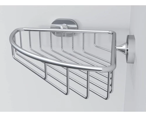 Корзина для душа Am.Pm Sense L A7434800 угловая, хром