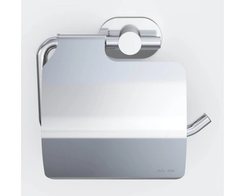 Держатель туалетной бумаги Am.Pm Sense L A74341400 с крышкой, хром