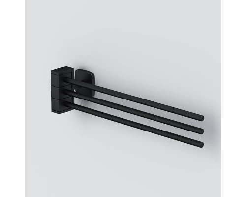 Полотенцедержатель Am.Pm Gem, 35 см, черный матовый, A9032722