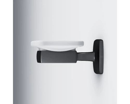 Мыльница Am.Pm Gem, цвет держателя черный матовый, A9034222