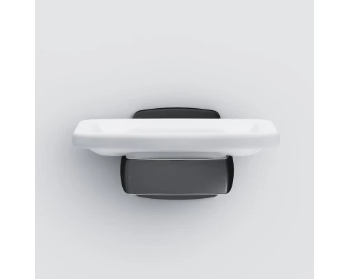 Мыльница Am.Pm Gem, цвет держателя черный матовый, A9034222