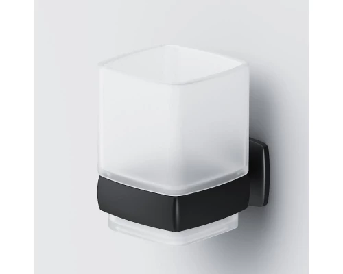 Стакан для зубных щеток Am.Pm Gem, цвет держателя черный матовый, A9034322