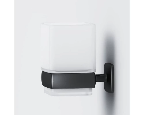 Стакан для зубных щеток Am.Pm Gem, цвет держателя черный матовый, A9034322