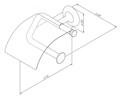 Бумагодержатель Am.Pm Like A80341500