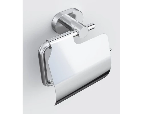 Держатель туалетной бумаги Am.Pm Sense L A74341400 с крышкой, хром