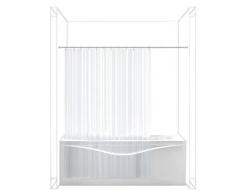 Карниз для ванны Aquanet  00156494 150 см прямой