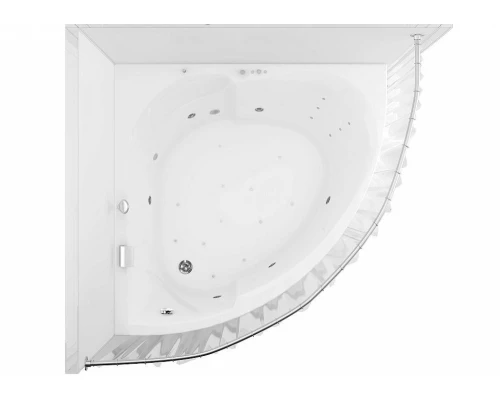 Карниз для ванны Aquanet Malta 00156490 150х150 см полукруглый