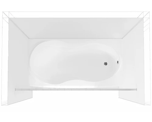 Карниз для ванны Aquanet 00158951 190 см прямой