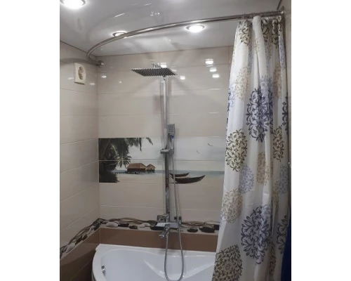 Карниз дуга Aquatek KARN-0000024 145x145 см для ванны Ума