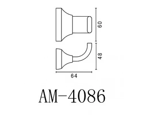 Крючок Art&Max Ovale AM-E-4086