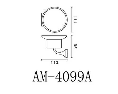 Мыльница Art&Max Ovale AM-E-4099A