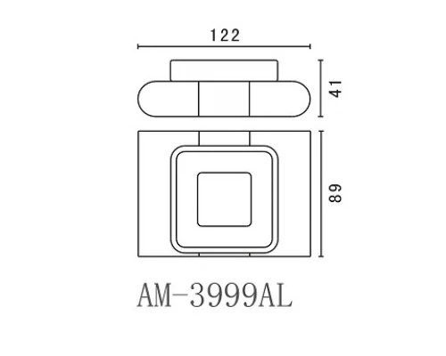 Мыльница Art&Max Platino (Платино) AM-E-3999AL