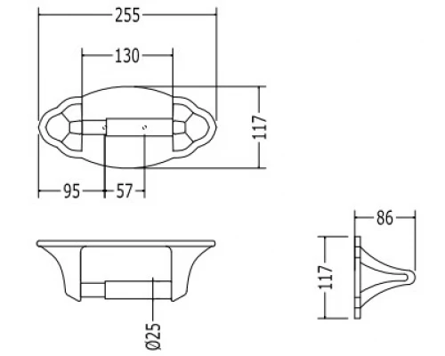 Бумагодержатель Devon&Devon Emily MIL507E