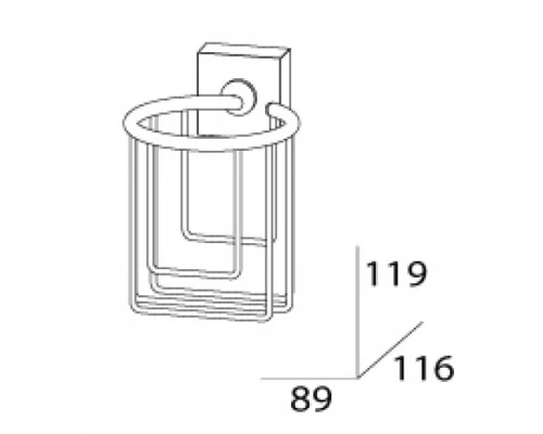 Держатель освежителя воздуха FBS Vizovice VIZ 051