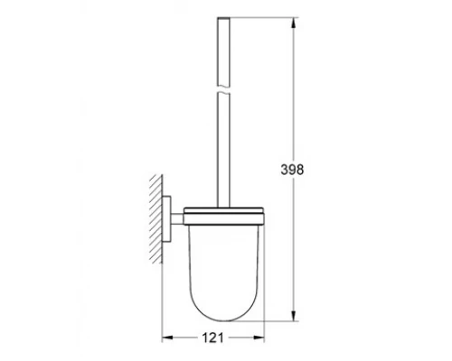 Ершик для туалета Grohe Essentials 40374001