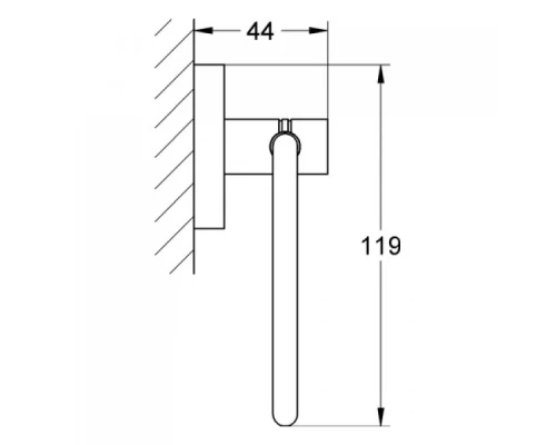 Бумагодержатель Grohe Essentials 40689001, хром