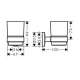 Стакан для щеток Hansgrohe Logis 41718000