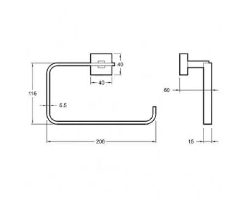 Держатель туалетной бумаги Jacob Delafon Mecanique, хром, E77833-CP