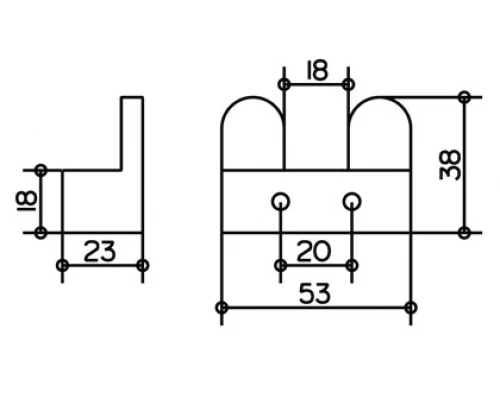 Крючок Keuco Edition 300, 30015 010000, хром
